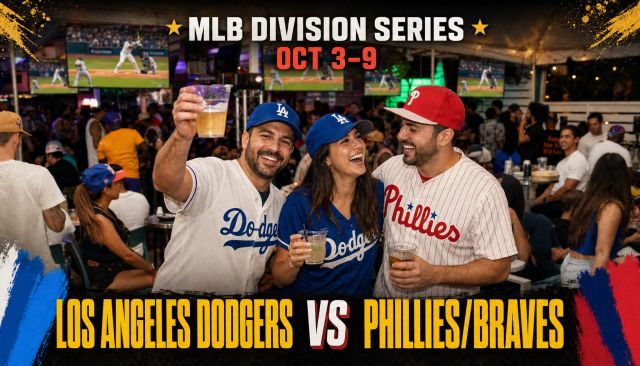 Phillies/Braves vs Dodgers MLB Division Series at Grails