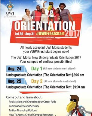 UWI Orientation 2017