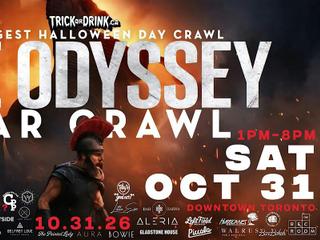 The Odyssey | Toronto Halloween Day Party 2026 | 41-Bar Crawl, Oct 31