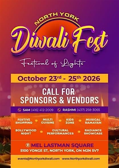 North York Diwali Fest - Festival Of Lights 2026