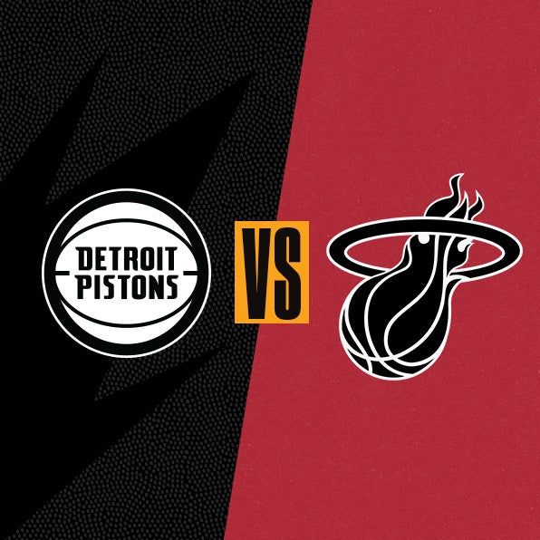 Detroit Pistons vs Miami HEAT