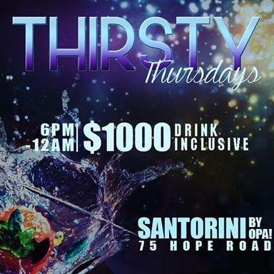 Thirsty Thursdays @ Opa
