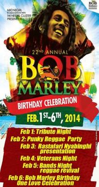 22nd Annual Bob Marley Birthday Bash