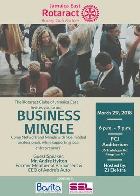 Rotaract Clubs of Jamaica East Business Mingle