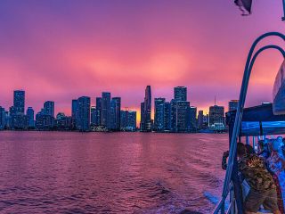 Miami Sunset and City Lights Cocktail Cruise