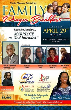 Carla Dunbar Ministries Raise The StandaFamily Prayer Breakfast
