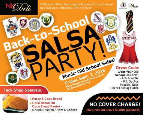 Back To School SALSA PARTY  - Dress Code: Old School Uniform