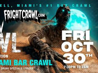 The Fright Crawl | Brickell, Miami's Halloween Bar Crawl 2026 | Fri, Oct 30