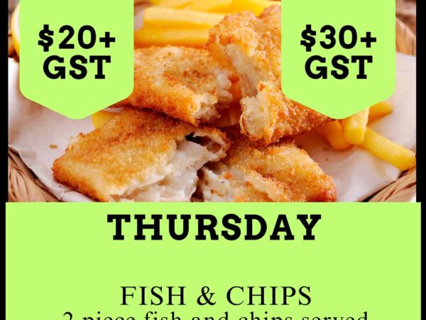 Thursday Menu Feature : Fish and Chips at Sandtraps