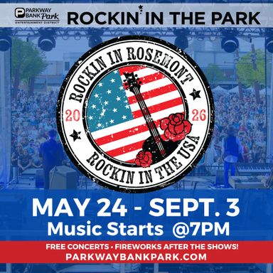 Rockin’ in the Park 2026 Free Summer Concert Series