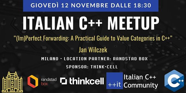 Italian C++ Meetup MILANO Novembre 2026