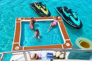 Luxury Yacht Cruise + 2 free Jet Skis | + Sea Pool | Boat Charter