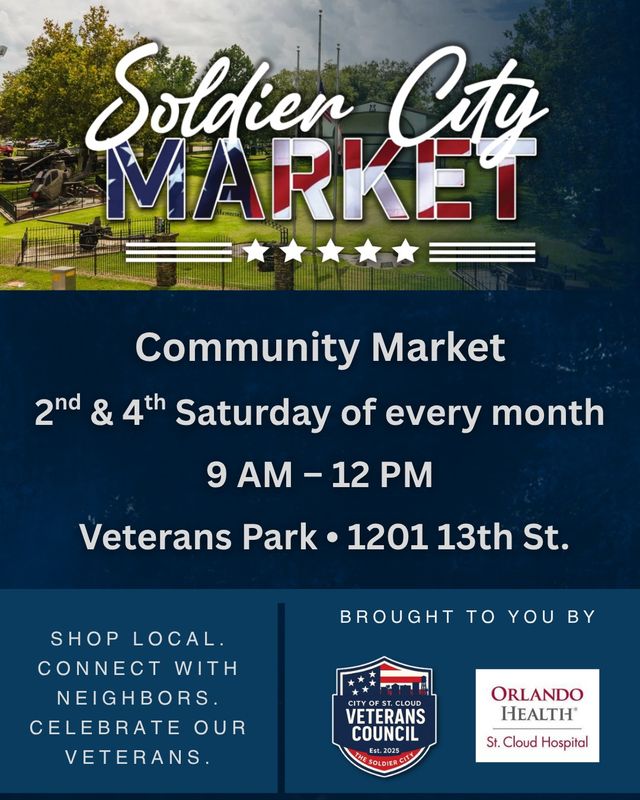 Soldier City Market at Veterans Park in St. Cloud