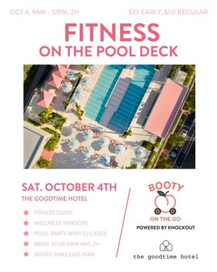 Knockout Fitness at The Pool at The Goodtime Hotel