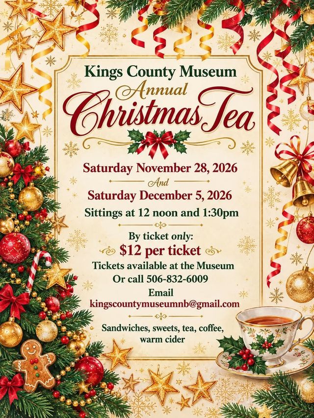 Christmas Tea at Kings County Museum