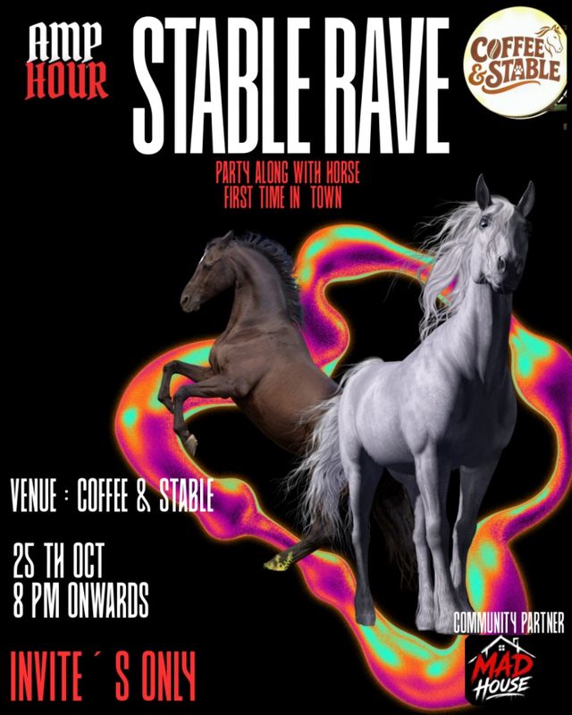 Stable rave at Coffee and Stable