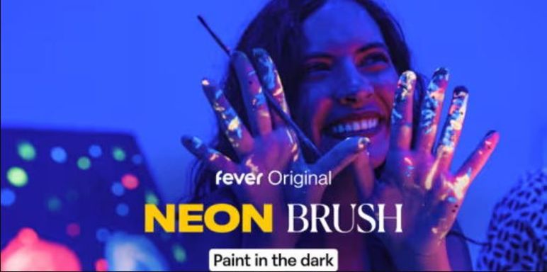 Neon Brush: A Glow-in-the-Dark Painting Experience