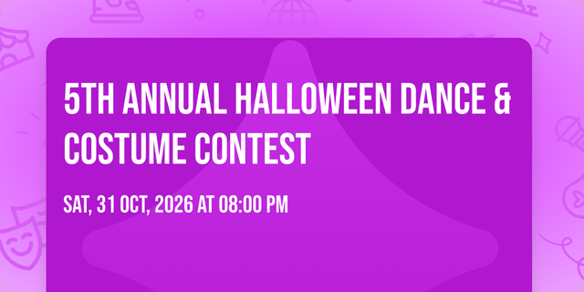 5th Annual Halloween Dance & Costume Contest