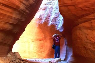 Experience a Secret Slot Canyon in Southern Utah!