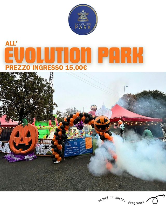 Halloween party all’evolution park