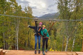 Tandem Zipline Tour on Lazy Mountain