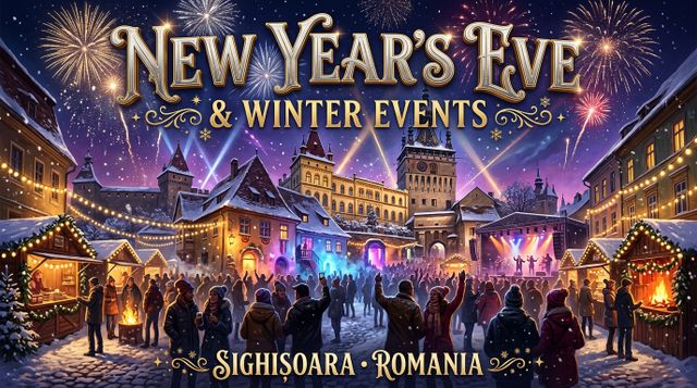 New Year's Eve in Sighișoara 2026/2027: Open Air Party, Gala Dinners and Hotel Parties in the Citadel