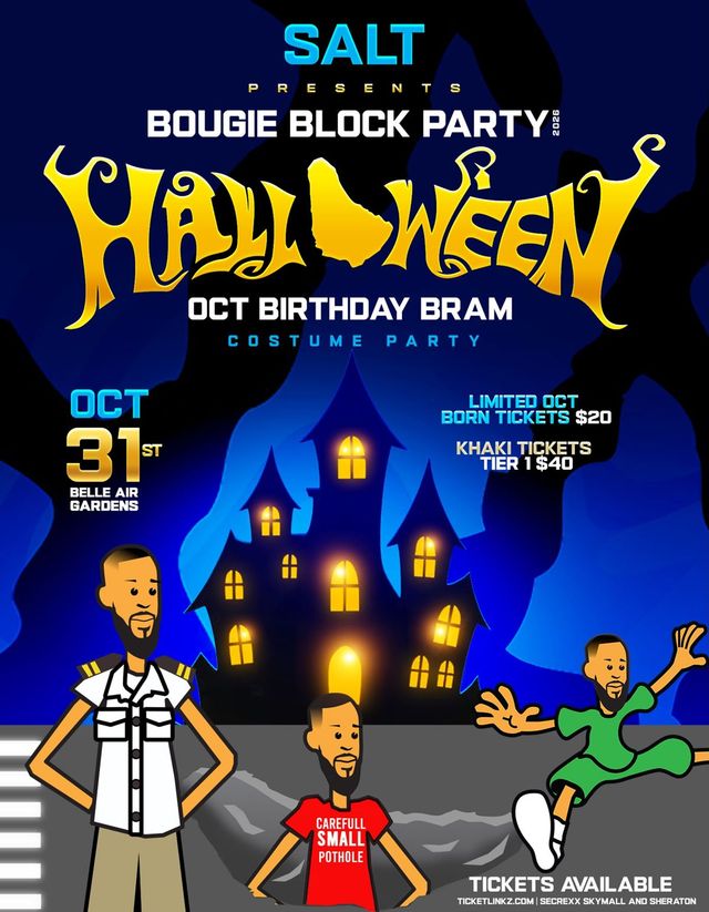 Salt's Bougie Block Party - Halloween October Birthday Bram
