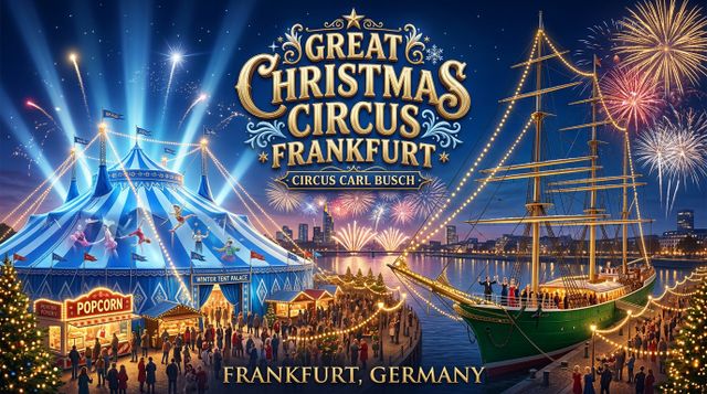 Great Christmas Circus Frankfurt 2026/27 – Silvester & Weihnachtszirkus
