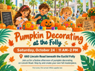 Free Pumpkin Decorating Workshop at Lincoln Road