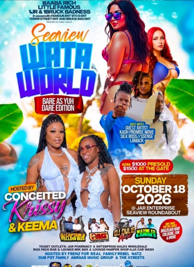 Seaview Wata World - Bare As Yuh Dare Edition
