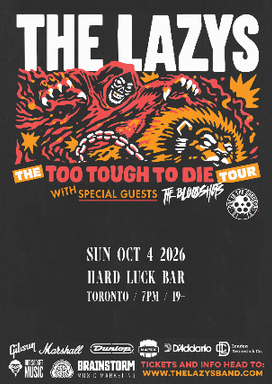 The Lazys w/ The Bloodshots & One in the Chamber at Hard Luck Bar