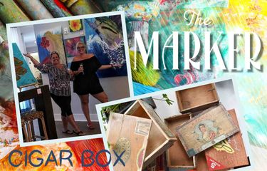 Cigar Box Paint, Sip & Storytelling Party @ The Marker