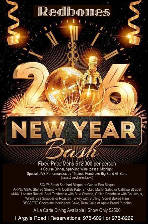 Redbones 2016 New Year Bash