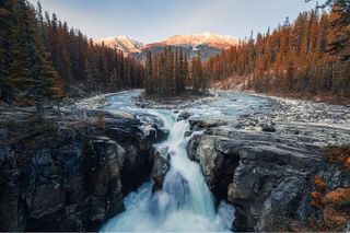 Athabasca Falls/Abraham icebubble,Sunwpata Falls,Icefield & Peyto