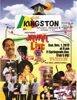 JAAVA Live - Kingston Music Week