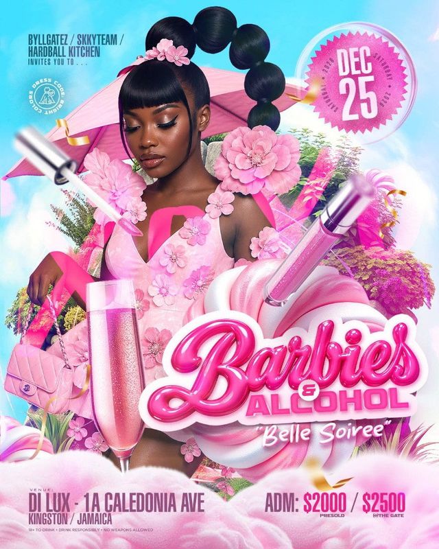 BARBIES & ALCOHOL "BELLE SOIREE"