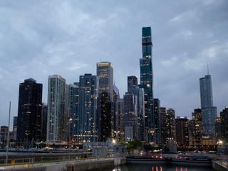 Chicago By Night River & Lake