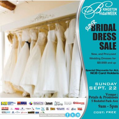 Super Bridal Dress Sale - Kingston Bridal Week 2013