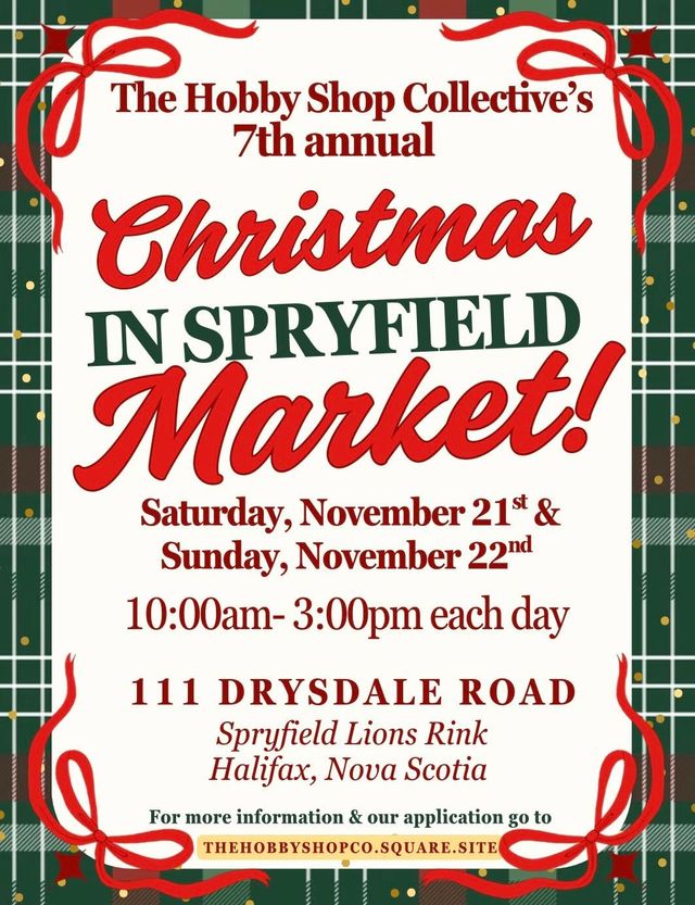 7th Annual Christmas in Spryfield Market