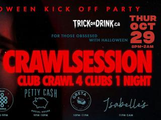 Crawlsession | Toronto Halloween Party 2026 | Club Crawl, Thu Oct 29