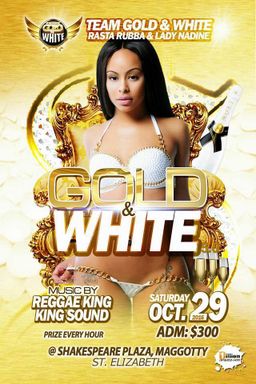 Gold & White