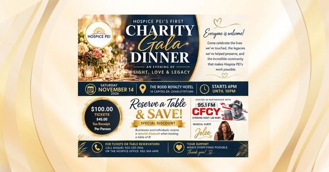 Hospice PEI Charity Gala Dinner