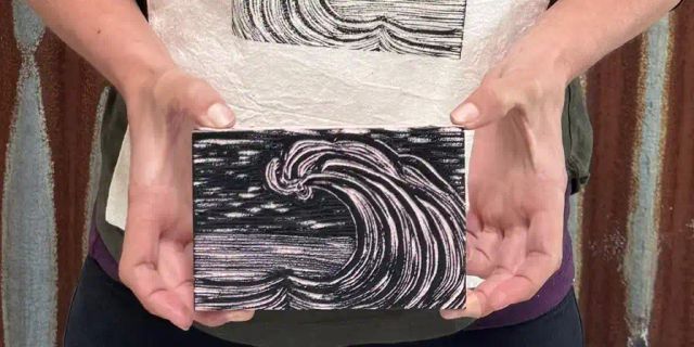 Printmaking with Nina #2