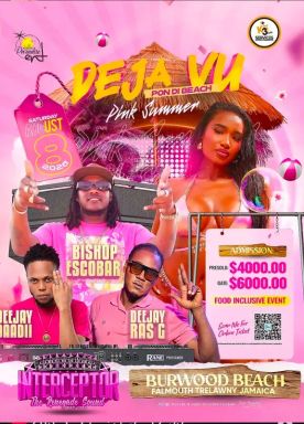 DEJA VU PON DI BEACH Pink Summer