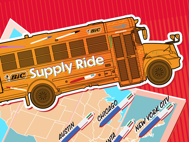 BIC Supply Ride for Teachers