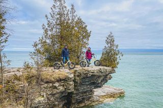Cave Point and Whitefish Bay Dunes State Park Ebike Rental