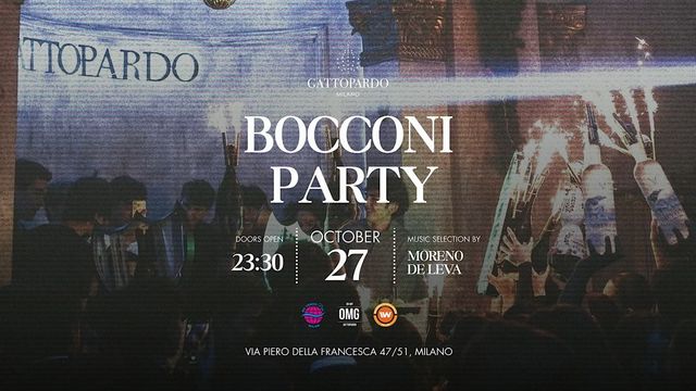 Bocconi After Exams Party - Oh My Gattopardo