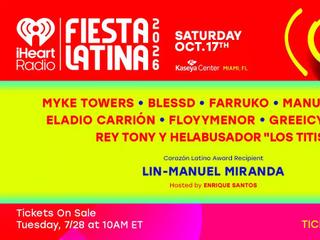 iHeartRadio Fiesta Latina: Myke Towers BLESSD Farruko & Manuel Turizo