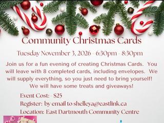 Community Christmas Card Making
