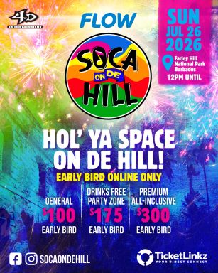 Soca On De Hill 🎶